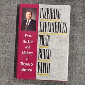 SIGNED Inspiring Experiences That Build Faith Thomas S. Monson LDS Mormon HCDJ‎